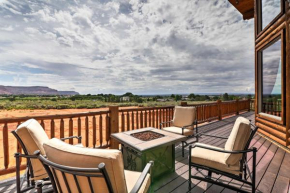 Kanab Cabin with Hot Tub, Fire Pit and Panoramic Views!